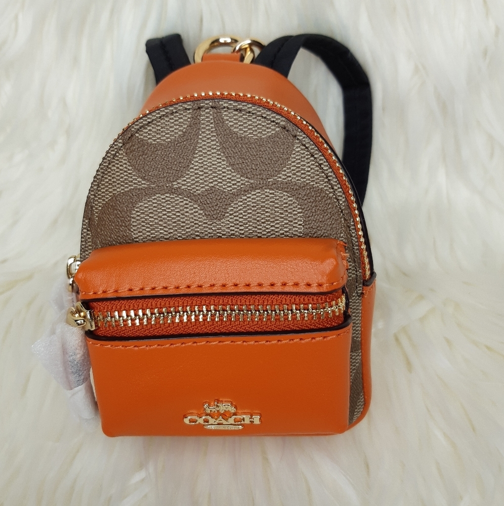 Coach Mini Backpack Keychain Coin Purse